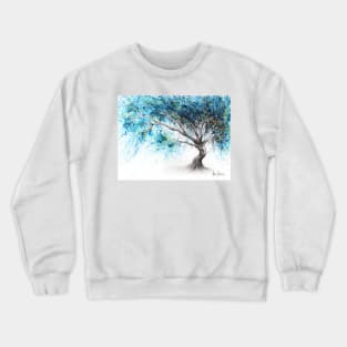 Blue Crystal Dream Tree Crewneck Sweatshirt